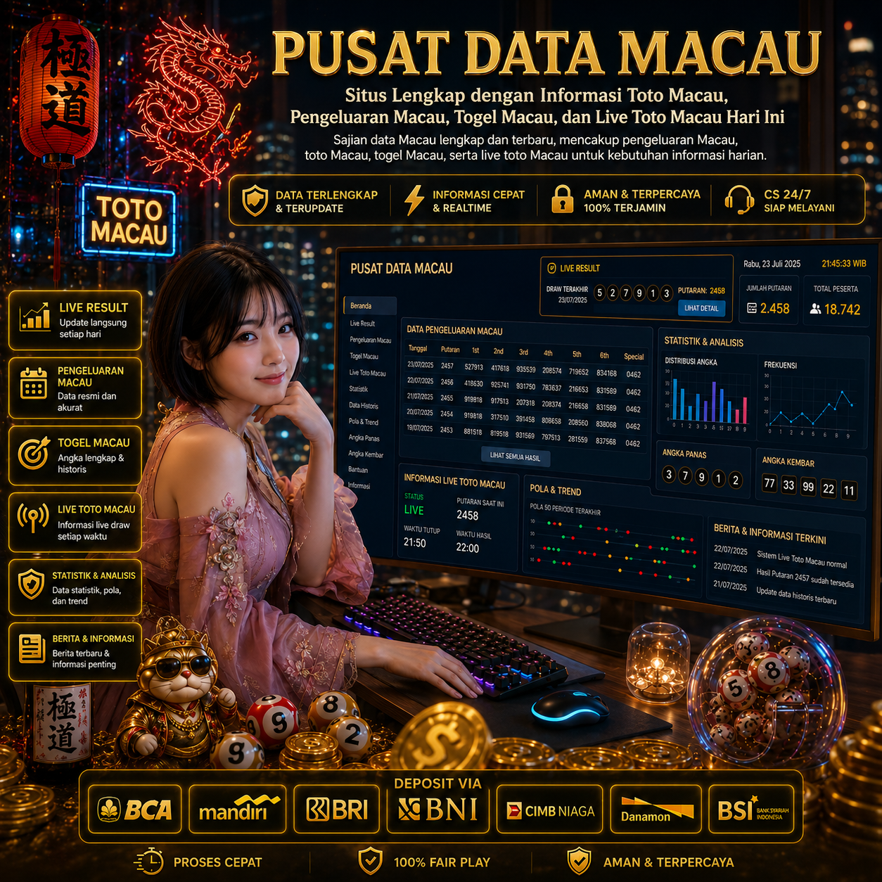 Pusat Data Macau : Situs Lengkap dengan Informasi Toto Macau, Pengeluaran Macau, Togel Macau, dan Live Toto Macau Hari Ini.